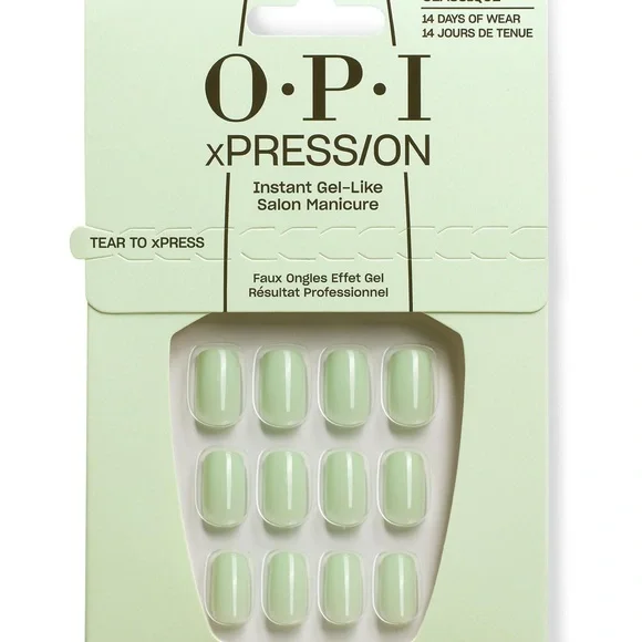 OPI xPRESS/ON Gel-Like Nails in Soft Green - Picture 2 of 6